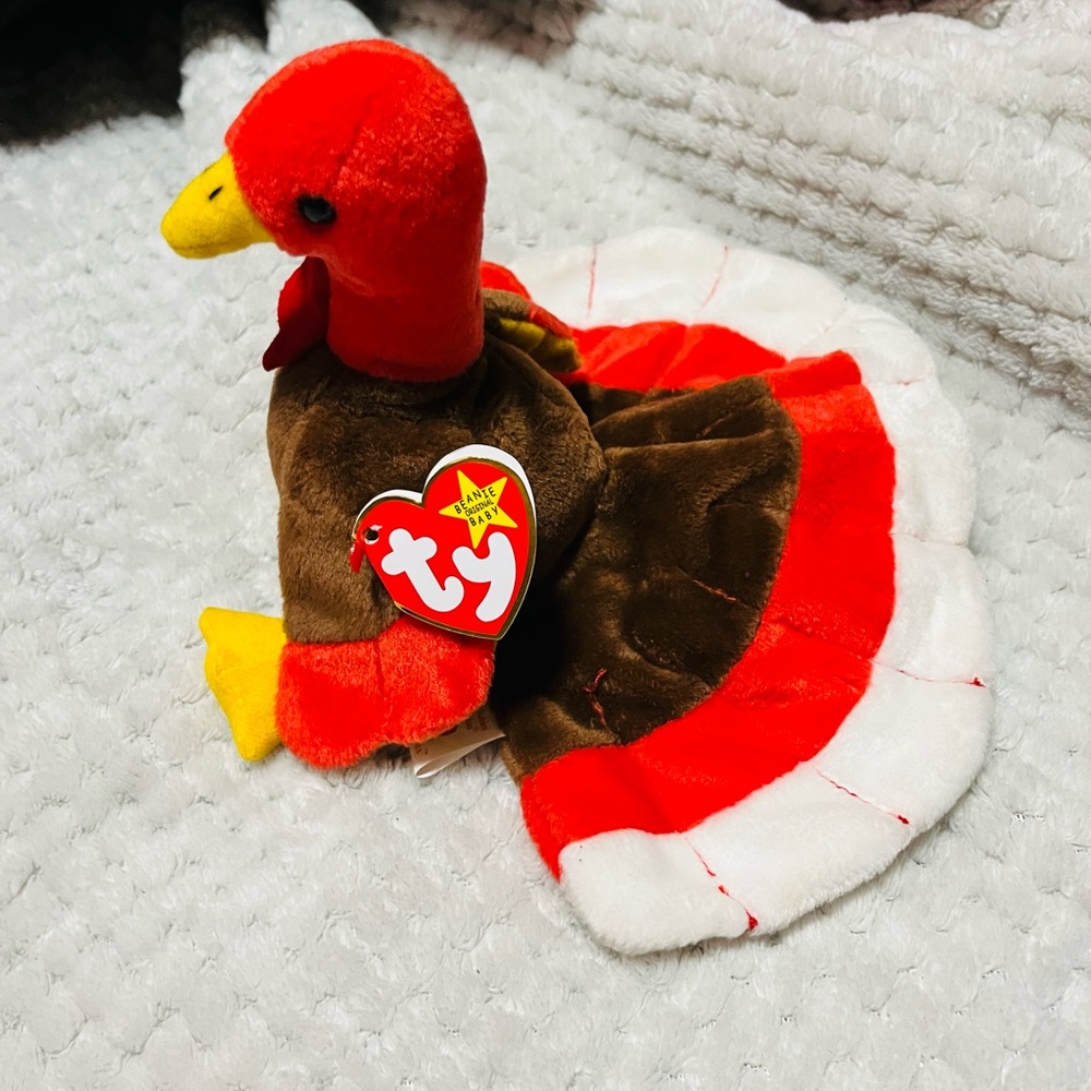 Original Beanie Babies Gobbles (Retired)First made in 1996-1997 not sure